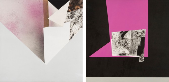 También en el Ártico, 1971, acrílico sobre tela, 180 x 180 cm. Nadie los espera, 1971, acrílico sobre tela, 180 x 180 cm.